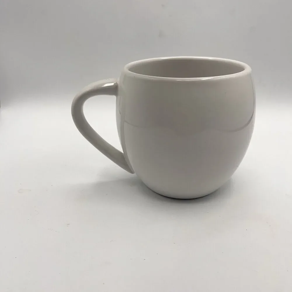 White Crate And Barrel Mug